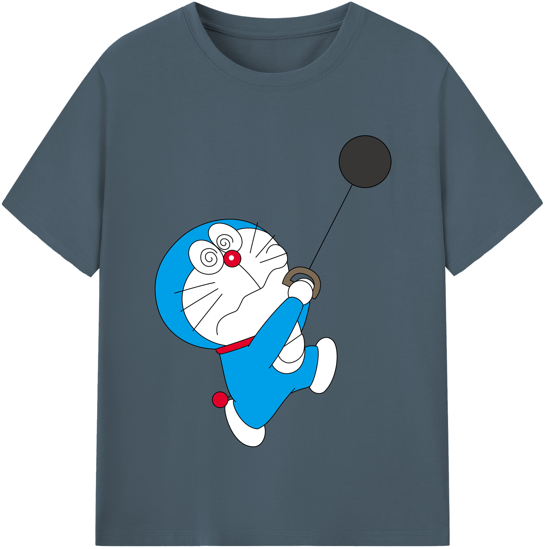 （画像用） ドラえもん Doraemon 綿100％半袖Tシャツ（フロントプリント）
